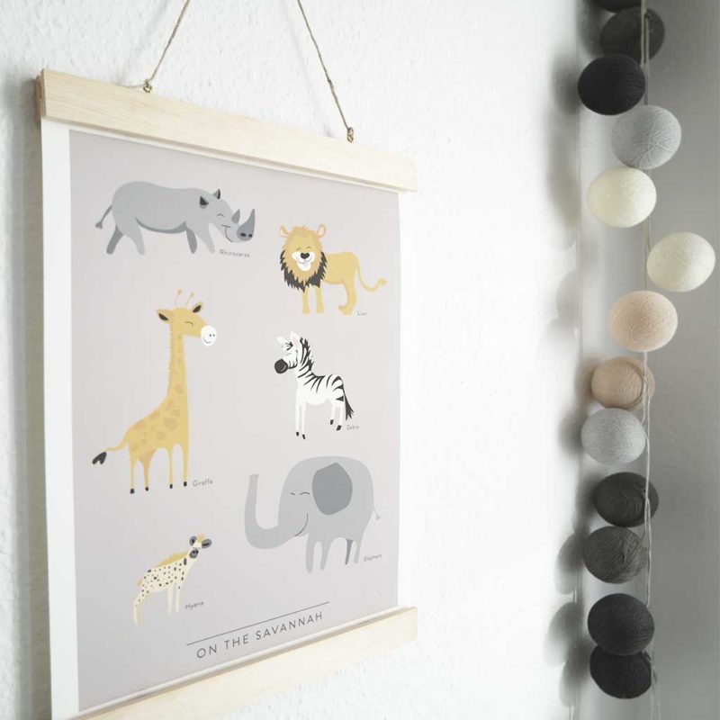 DIY Posterhänger aus Holz Nordic Butik DIY Posterhänger aus Holz