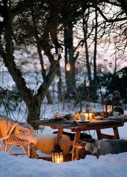 Magische Winterpicknick mit Hygge Magische Winterpicknick
