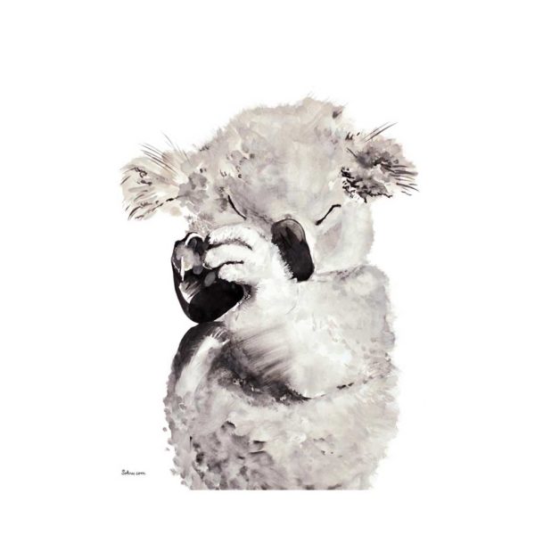Kinderposter Koala A3 finnische Kinderposter Koala skandinavische Poster Nordic Butik