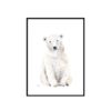 POSTER Polar Bear A4 Kinderposter Polar Bear finnische Deko Poster Nordic Butik