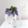 Ball Vase Weiß Cooee Design Nordic Butik