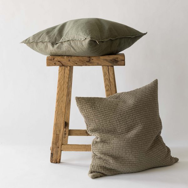 Brick Kissenhülle Grünton beige kaufen bei Nordic Butik